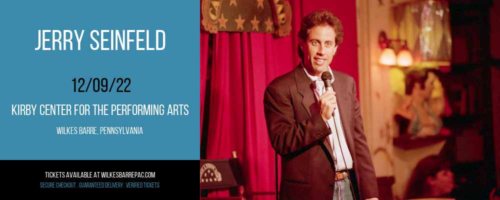 Jerry Seinfeld at Kirby Center for the Performing Arts