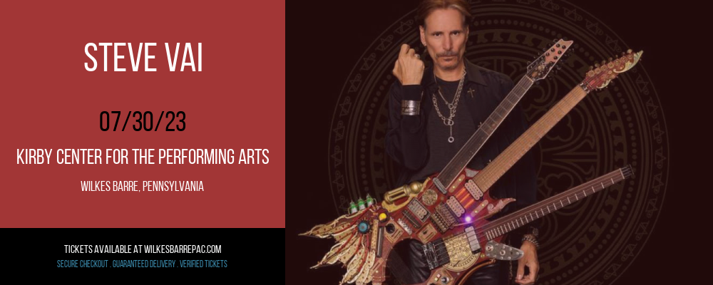 Steve Vai at Kirby Center for the Performing Arts