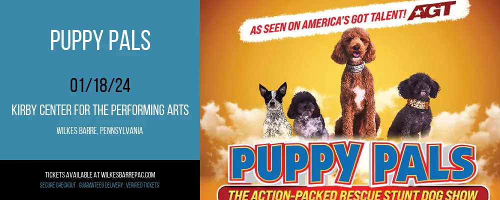 Puppy Pals at Kirby Center for the Performing Arts