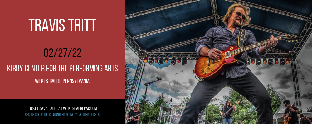 Travis Tritt at Kirby Center for the Performing Arts tickets Travis Tritt at Kirby Center for the Performing Arts