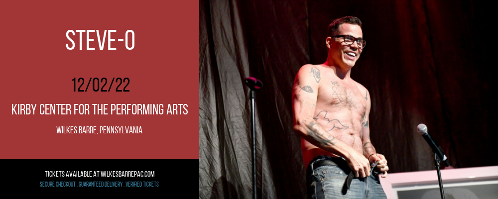 Steve-O at Kirby Center for the Performing Arts