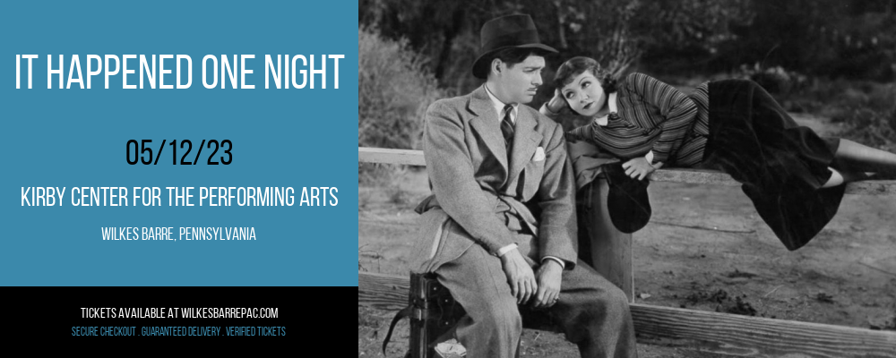 It Happened One Night at Kirby Center for the Performing Arts