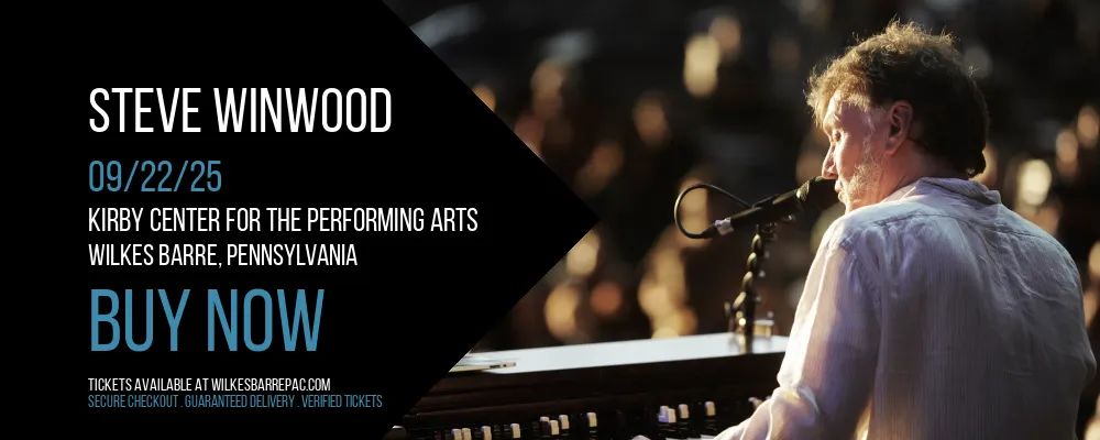 Steve Winwood at Kirby Center for the Performing Arts