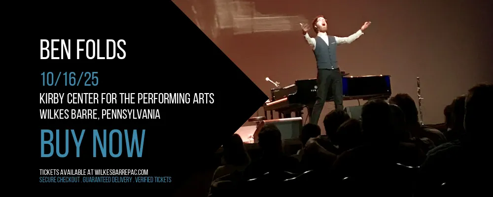 Ben Folds at Kirby Center for the Performing Arts