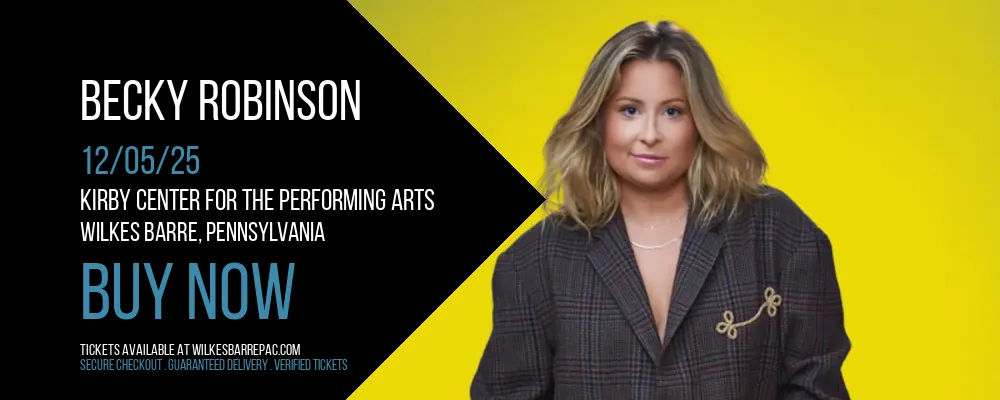 Becky Robinson at Kirby Center for the Performing Arts