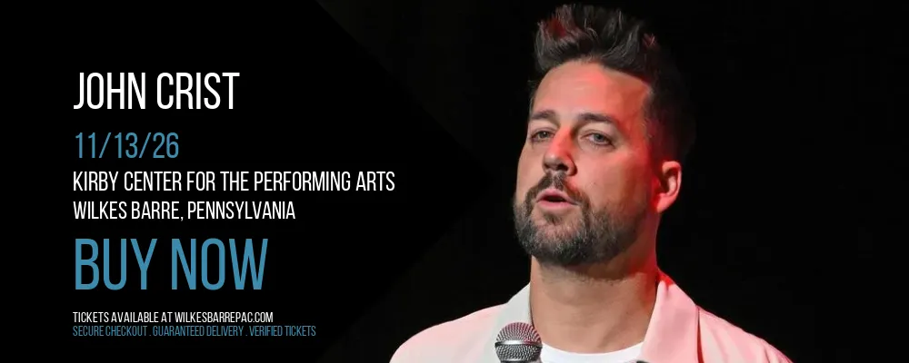 John Crist at Kirby Center for the Performing Arts